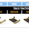 Xray Brass Rear Lower Suspension Holder +2 - RR+RF - Set