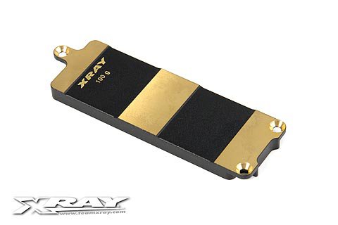 Xray Brass Battery Plate For Lipo Batteries - 100G