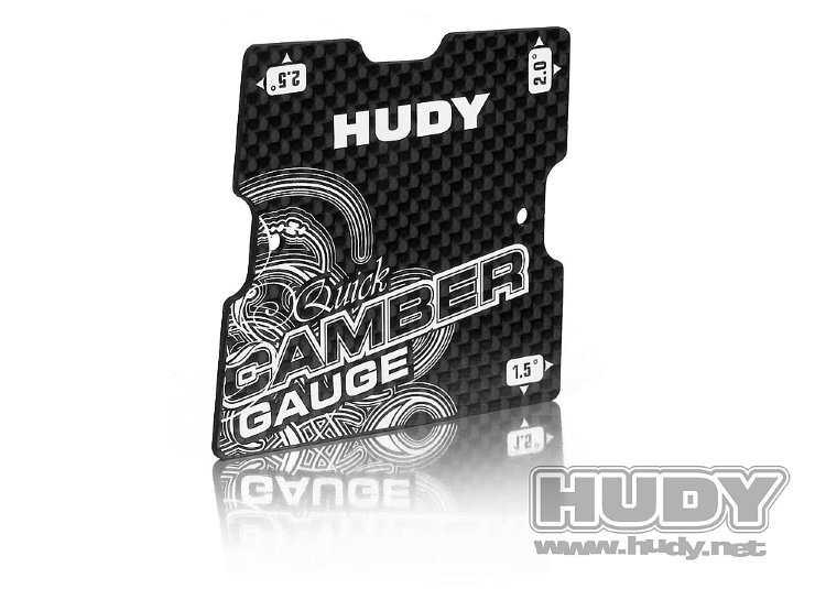 Hudy Quick Camber Gauge for 1/10 Touring 1.5°, 2°, 2.5°
