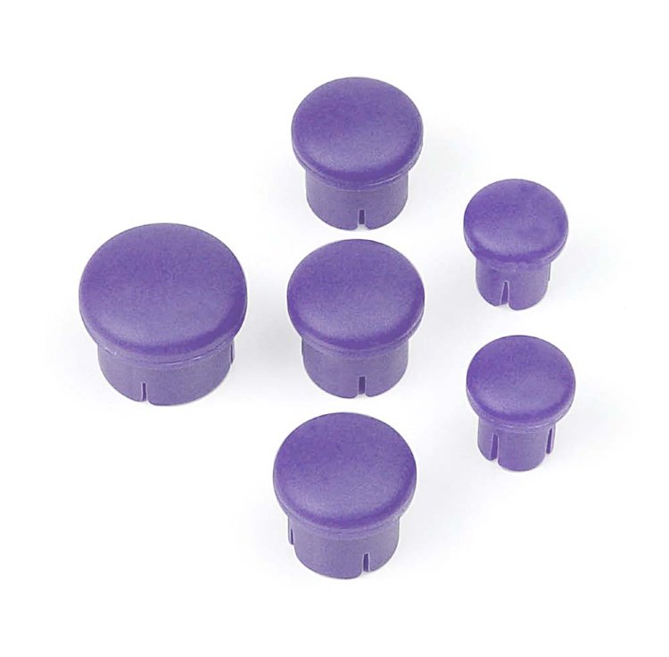 Hudy Plastic Cap For Handle (Set - 3+2+1) Violet