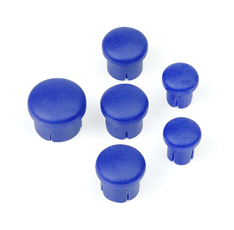 Hudy Plastic Cap For Handle (Set - 3+2+1) Blue