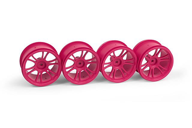 Xray M18MT Starburst Wheels - Pink (4)