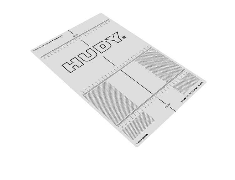 Hudy Plastic Set-up Board Decal for 1/10