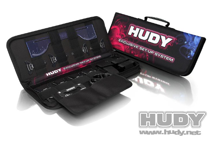 Hudy Complete Set of Set-up Tools + Carrying Bag - For 1/8 Off-road Cars