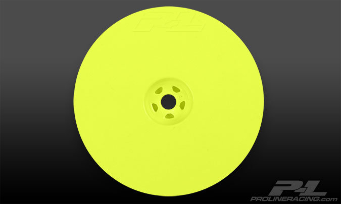 Диски багги 1/10 - Velocity 2.2" Hex Rear Yellow (2шт) for 22, RB5 and B4.1 with 12mm hex