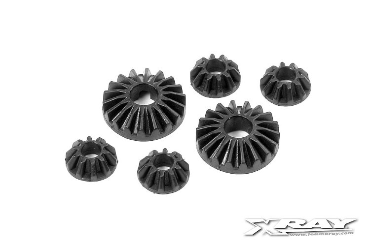 Xray Composite Gear Differential Bevel & Satelitte Gears (2+4)