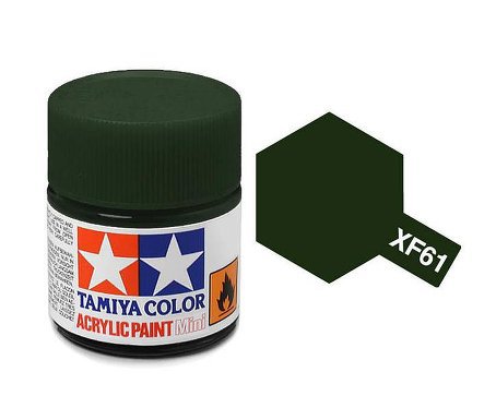 Краска для склеиваемых моделей (акрил) XF-61 Dark Green