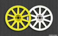 Диски колесные Wabash 1/18T & Mini-T / белые (2шт)