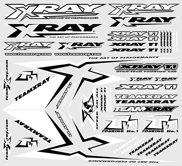 Xray Sticker For Body - White