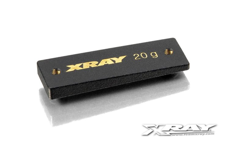 Xray Precision Balancing Chassis Weights Center 20g