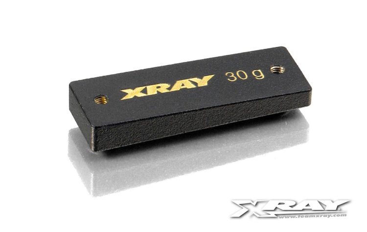 Xray Precision Balancing Chassis Weights Center 30g