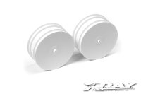 Xray Front Wheels Aerodisk - White - V2 (2)